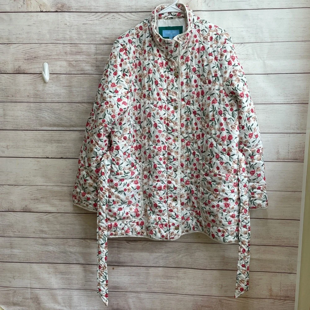 DRAPER‎ JAMES FLORAL QUILTED JACKET